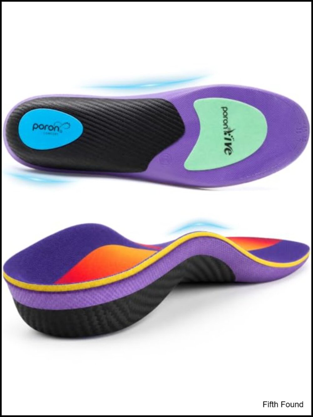 Plantar Fasciitis Insoles 230+ lbs Medium Arch Support Orthotic Shoe Inserts